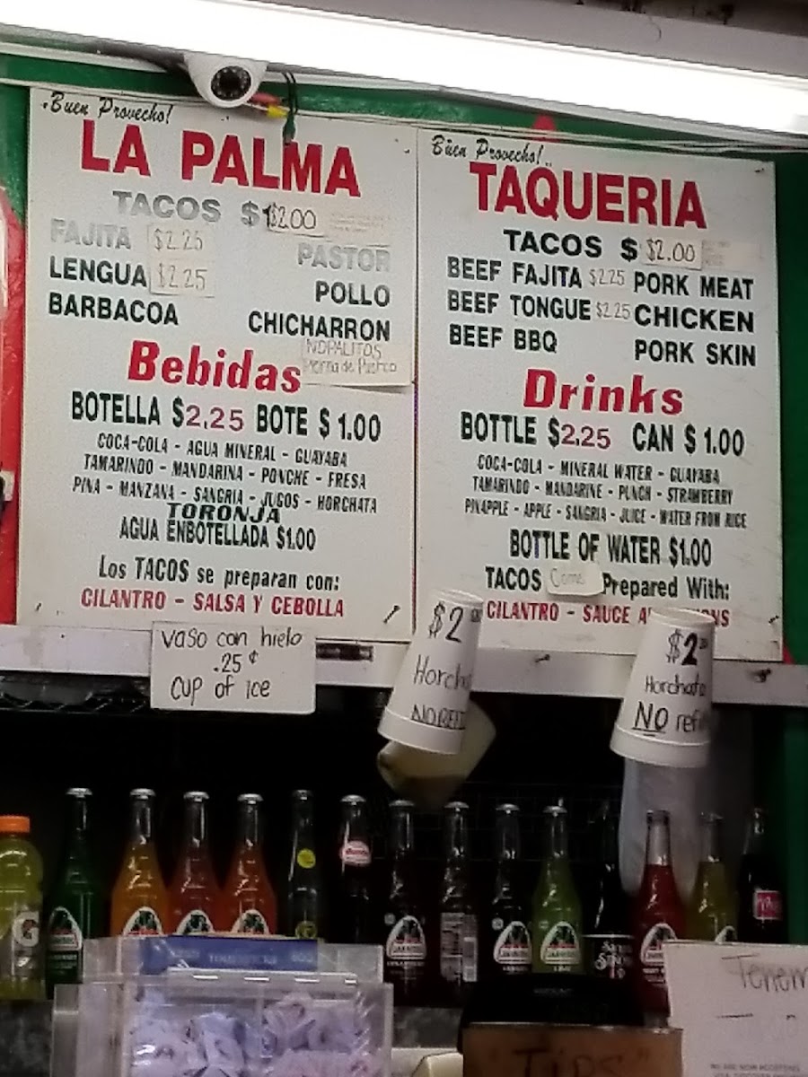 La Palma Taqueria Menu - Image 3